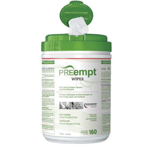 PREempt Disinfectant Wipes 160/pail For Nails Tattoo Permanent Makeup