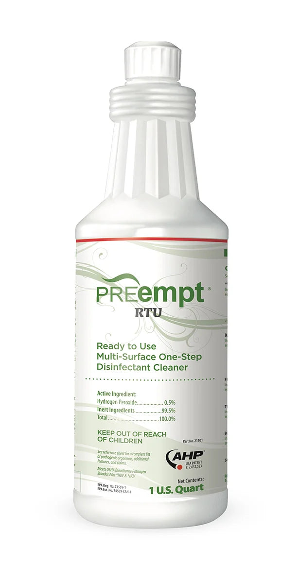 PREempt RTU Disinfectant Fof Tattoo Nails Permanent Makeup
