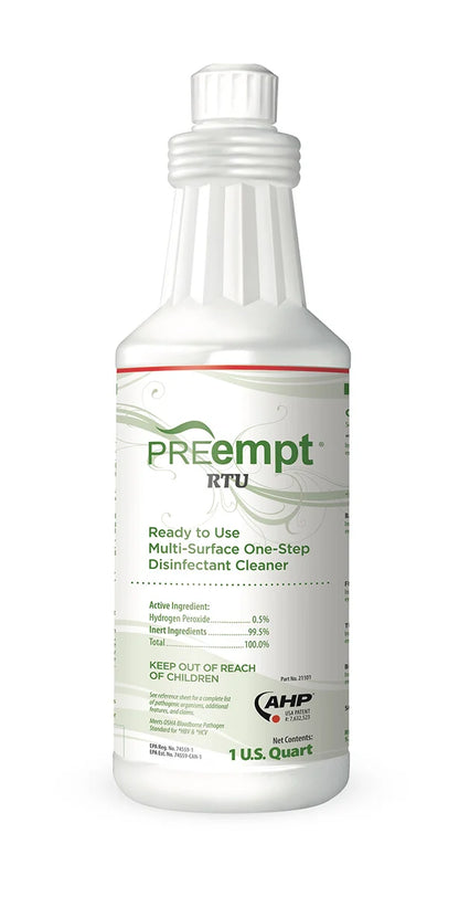 PREempt RTU Disinfectant Fof Tattoo Nails Permanent Makeup