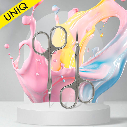 Professional cuticle scissors Asymmetric UNIQ 20 TYPE 4 (SQ-20/4)