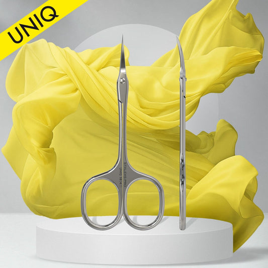 Professional cuticle scissors Ballerina UNIQ 10 TYPE 4 (SQ-10/4)