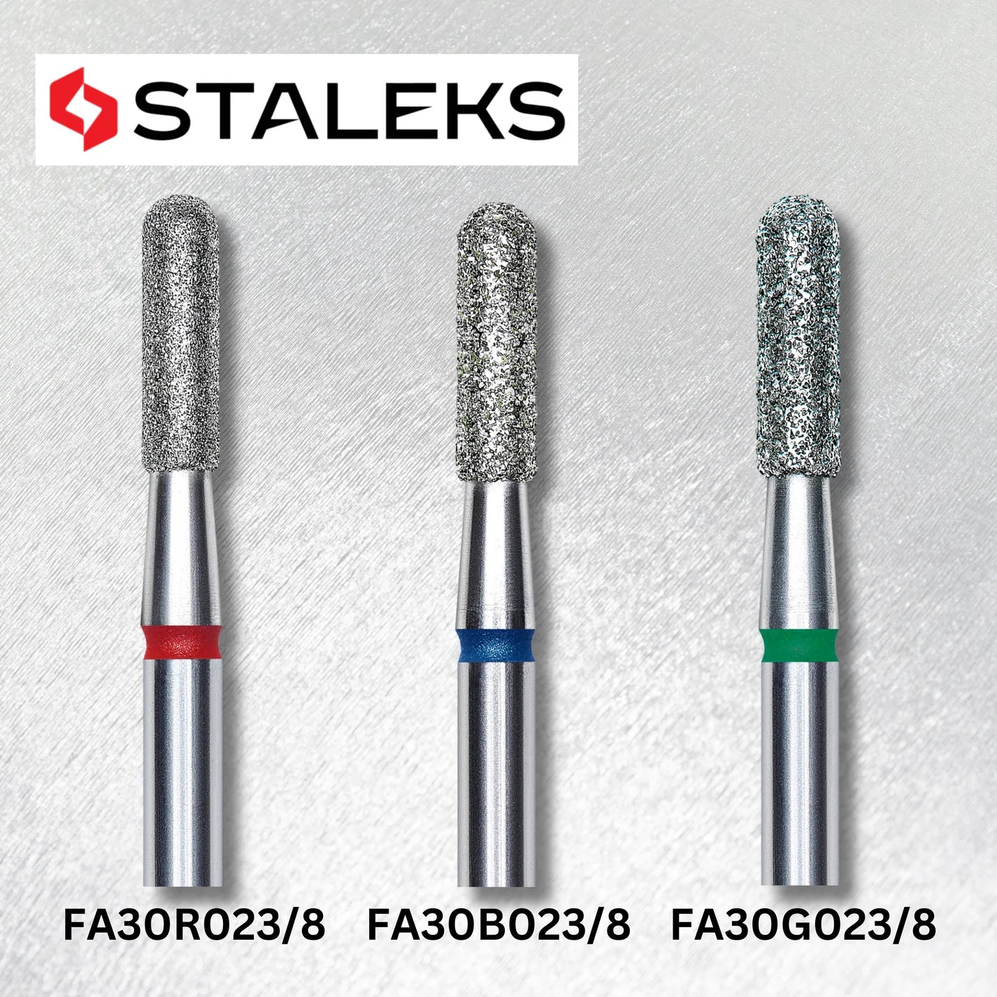 NEW Staleks Bits Diamond Rounded “Cylinder” 2.3 mm