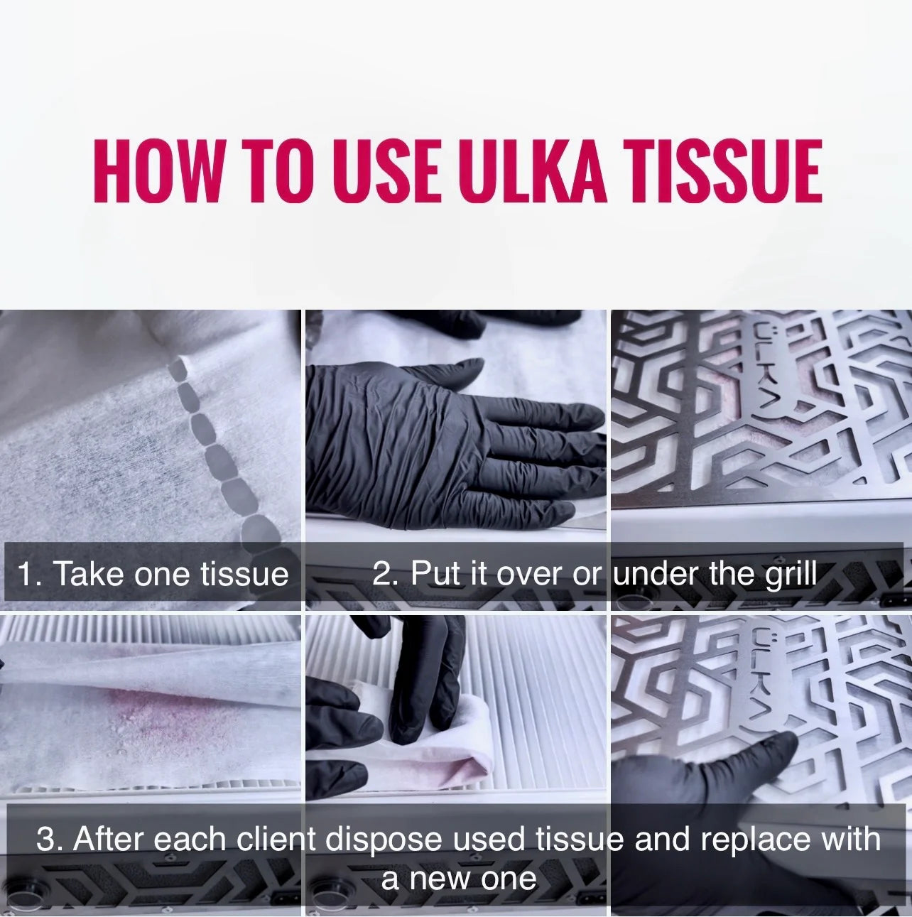 ULKA Dust Collector Disposable Tissue Roll (Clean Comfort)