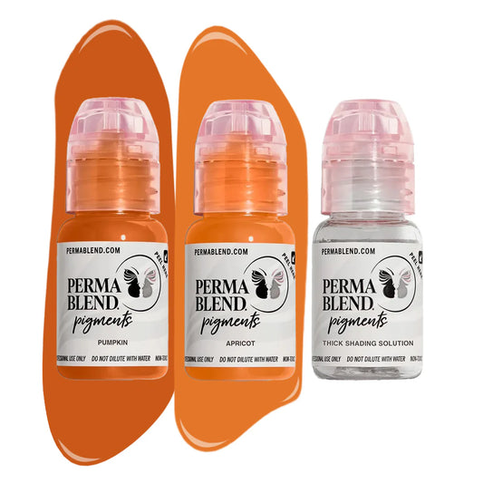 Perma Blend Warm Modifier Eyebrow Pigments Mini Set – 3 1/2oz Bottles