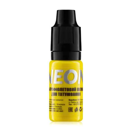 Ultraviolet Tattoo Pigment NEON #2 Yellow by The Mineral