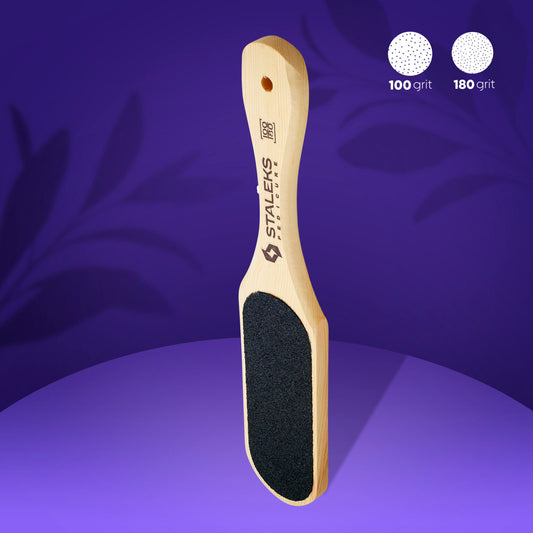 Wooden foot file BEAUTY & CARE 10 TYPE 1 100/180 grit (ABC 10/1)