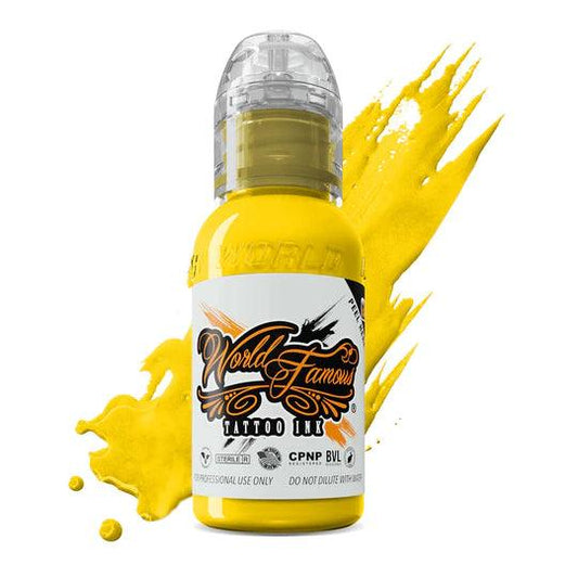 World Famous Neon Yellow Tattoo Ink