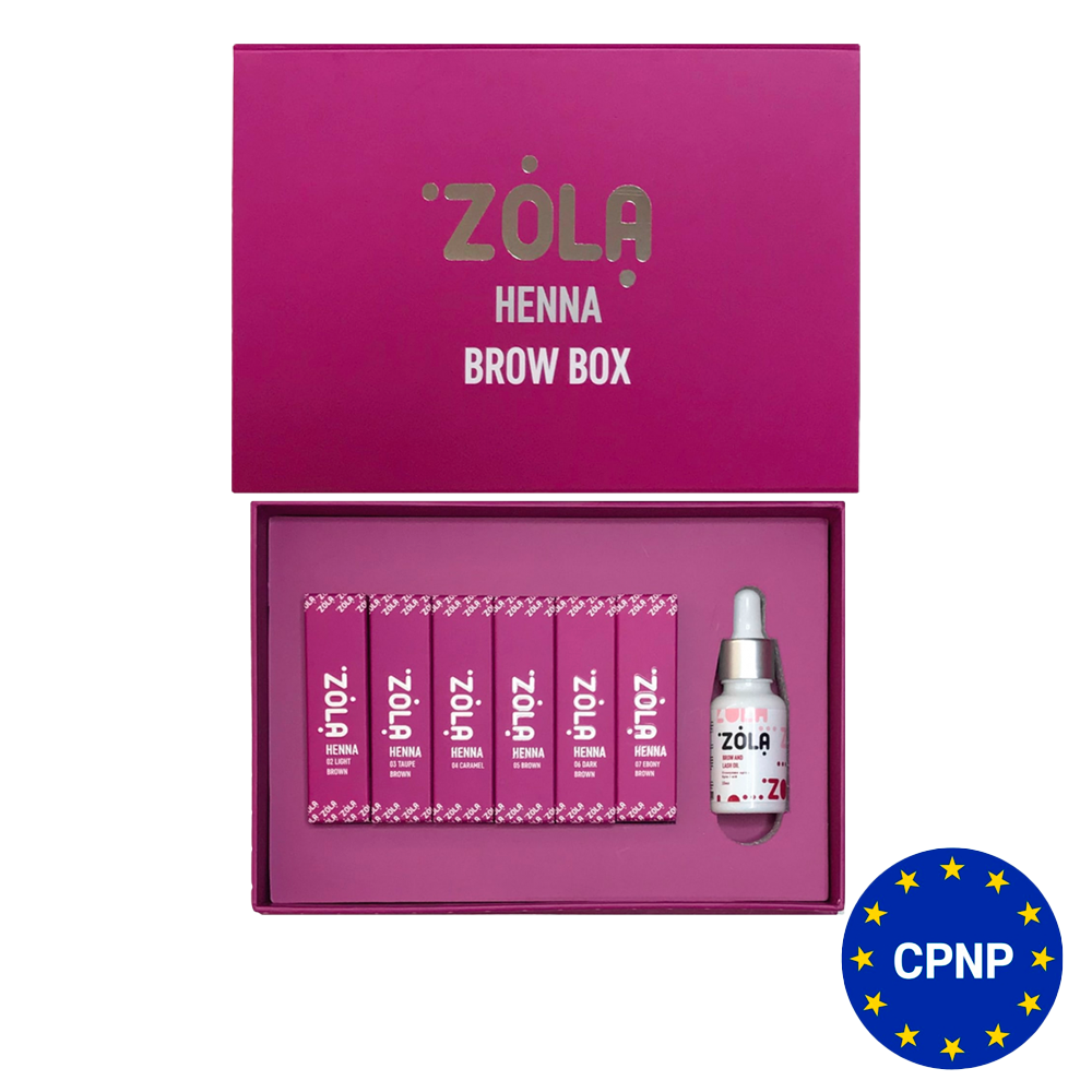 ZOLA Henna Box 6 pcs, 10 g