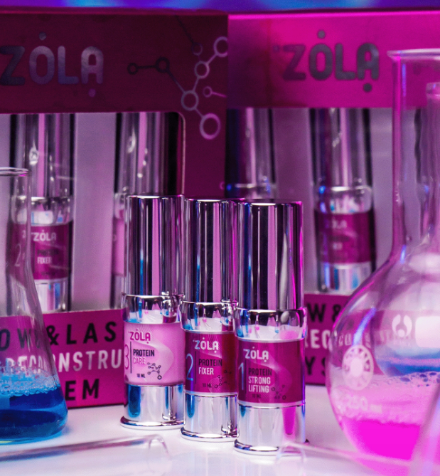 ZOLA BROW & LASH PROTEIN RECONSTRUCTION SYSTEM Set 1,2,3 to 10ml