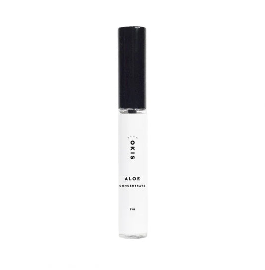 Okis Brow Aloe concentrate for deep moisturizing of eyebrows and eyelashes (tube with brush), 9 ml