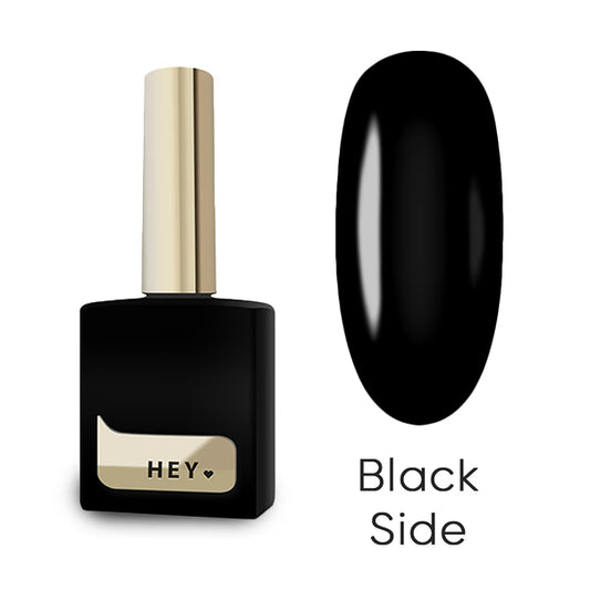 HEYLOVE Top Black Side No-Wipe Top Coat, 15 ml