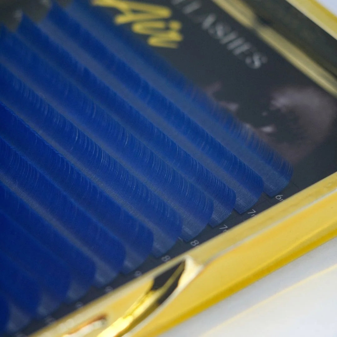 DIVOCHI Eyelashes Blue 20 lines