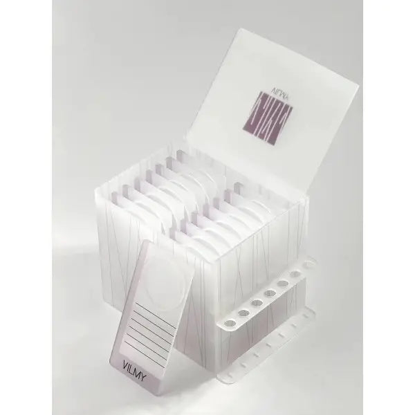 Large VILMY box for 14 eyelash pads with ring