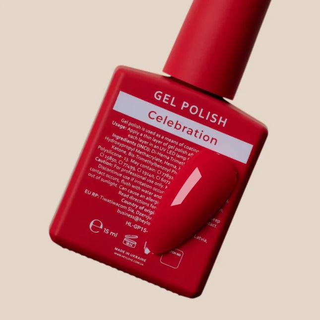 HEYLOVE Gel Polish Celebration, 15ml (TPO Free)