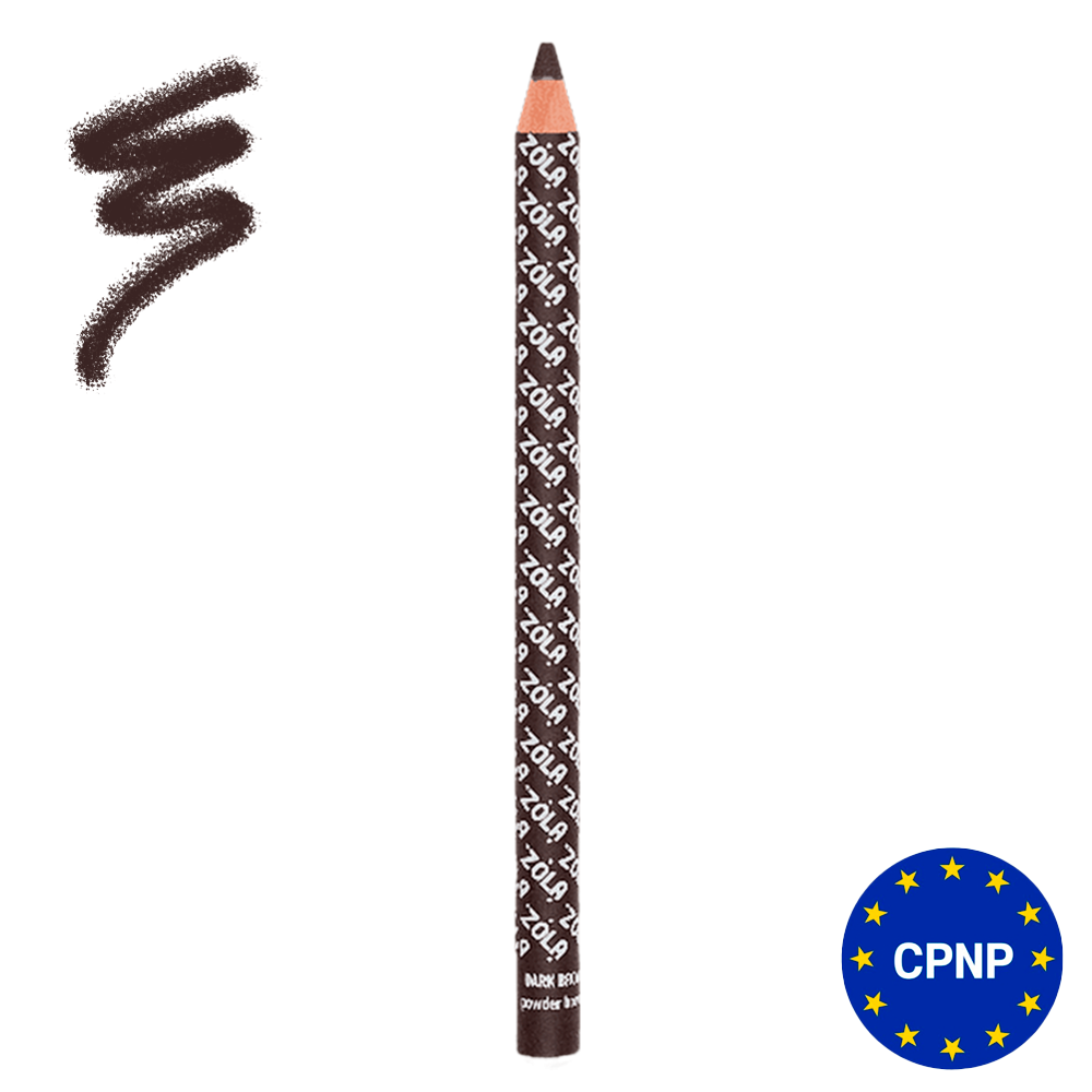 ZOLA Powdery pencil for eyebrows Brown