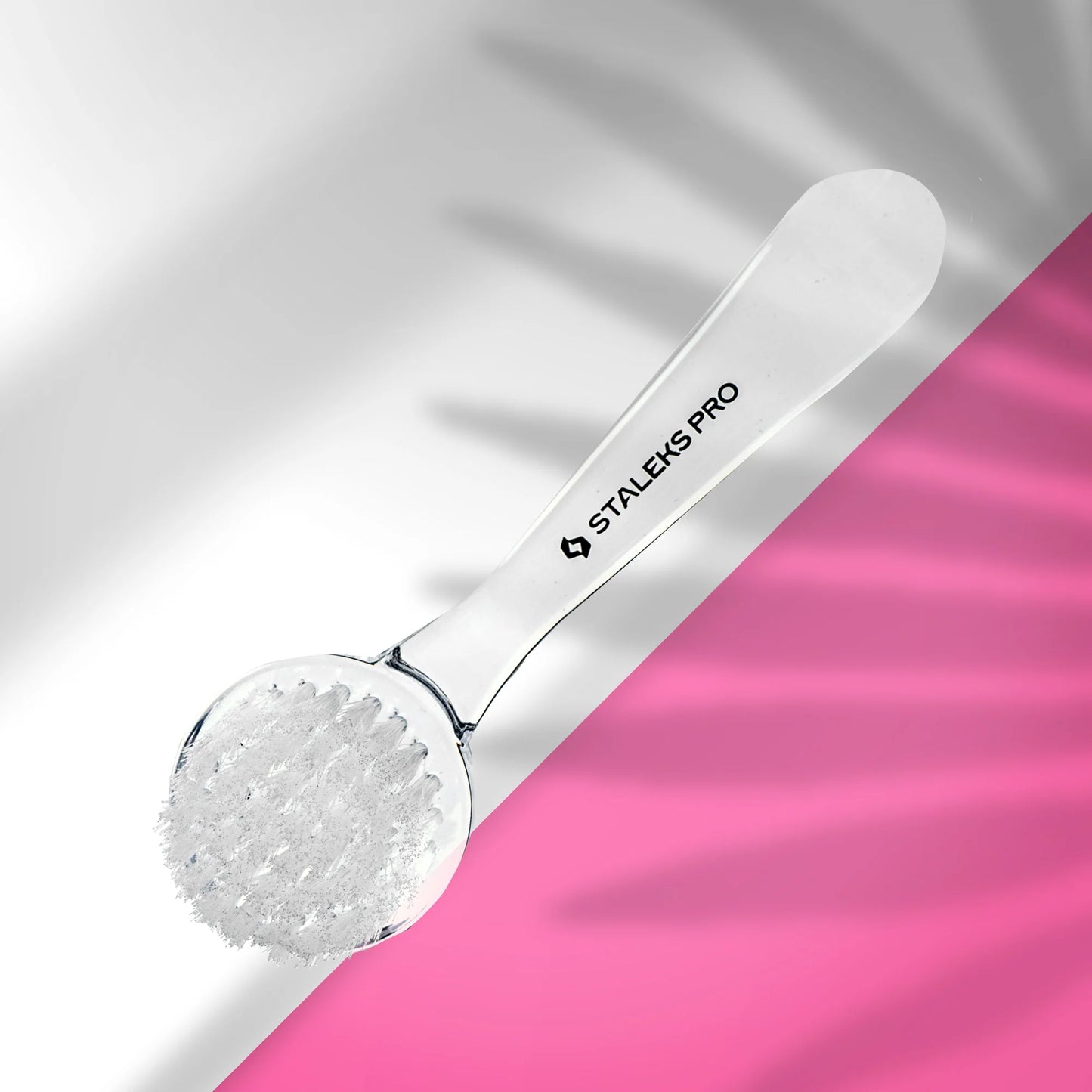 STALEKS Manicure brush EXPERT 01 for dust removal (with cover) (DBE-01)