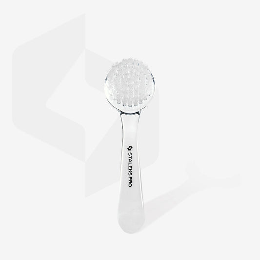STALEKS Manicure brush EXPERT 01 for dust removal (with cover) (DBE-01)