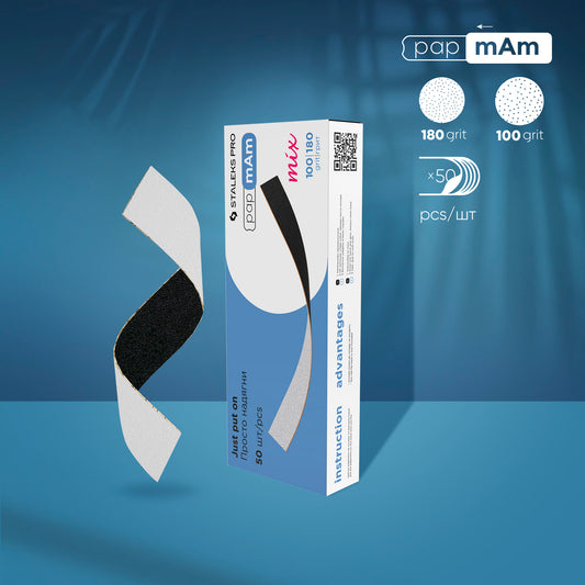 STALEKS Disposable double-sided files papmAm Mix EXPERT 22 (50 pcs)