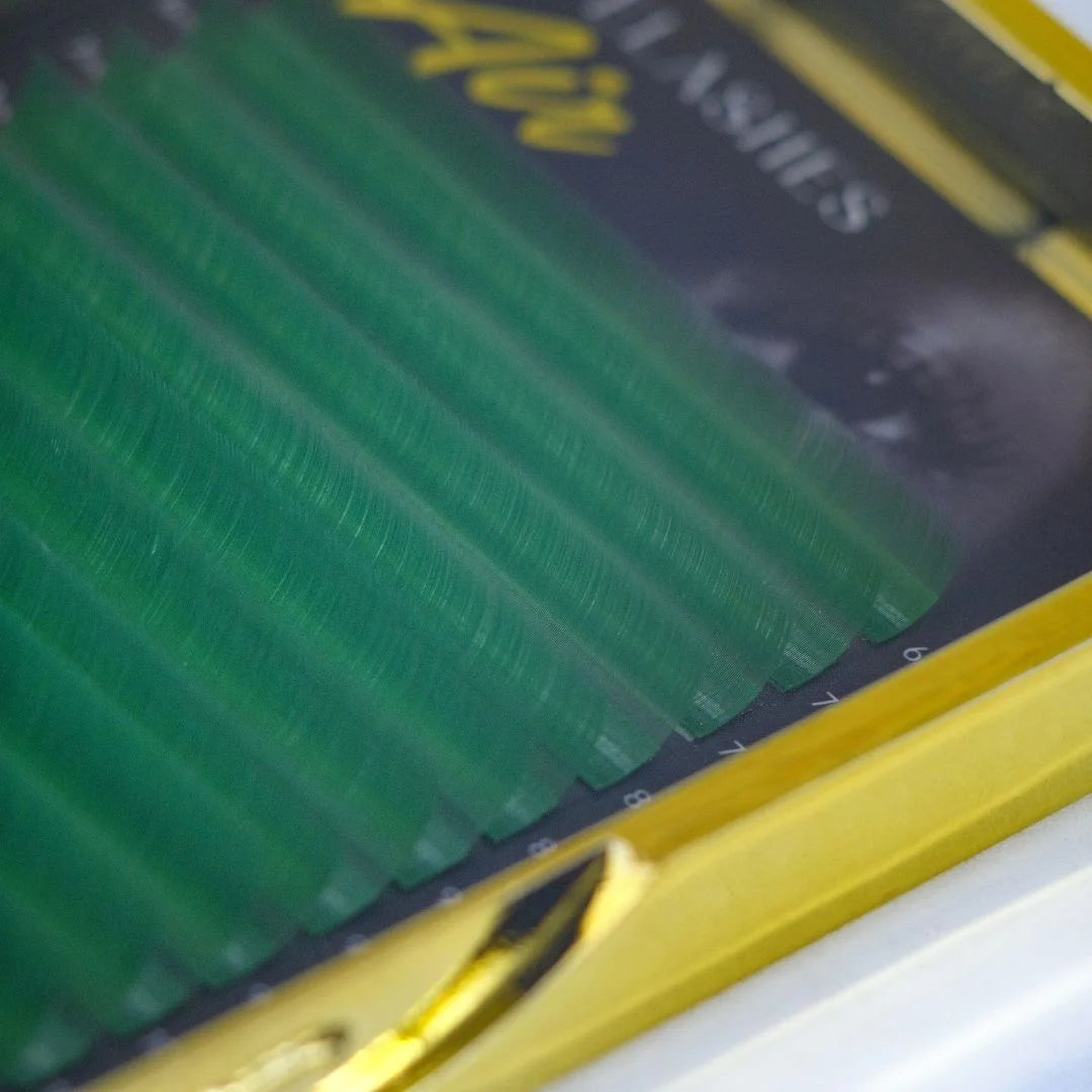 DIVOCHI Eyelashes Green 20 lines