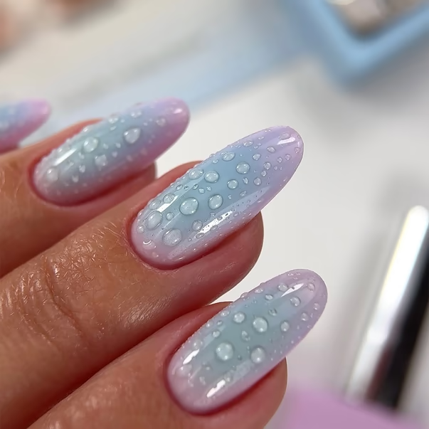 HEYLOVE Top Water Drops Nail Design Set Dew Drops 2x15 ml