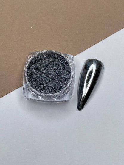 DARK Powder Nail Designe
