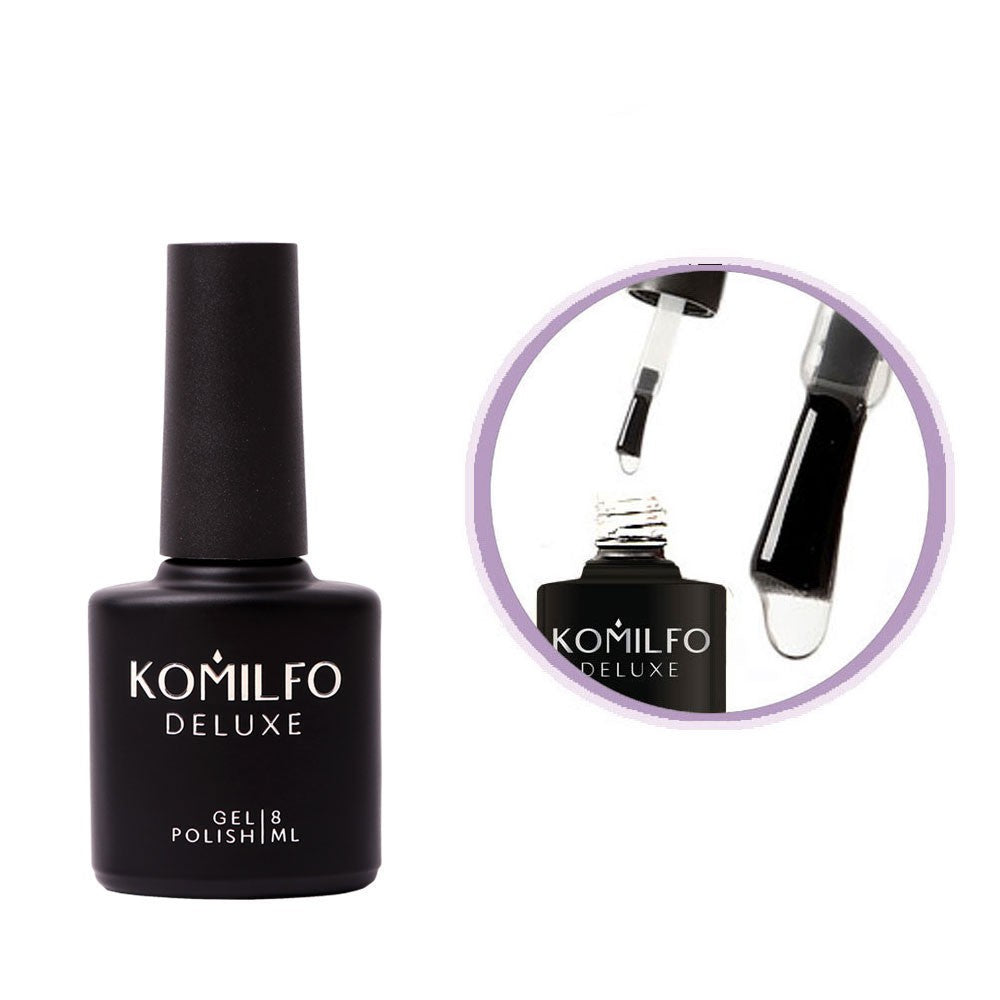 KOMILFO WIPE TOP – TOP FOR GEL POLISH WITH A STICKY LAYER, 8 ml