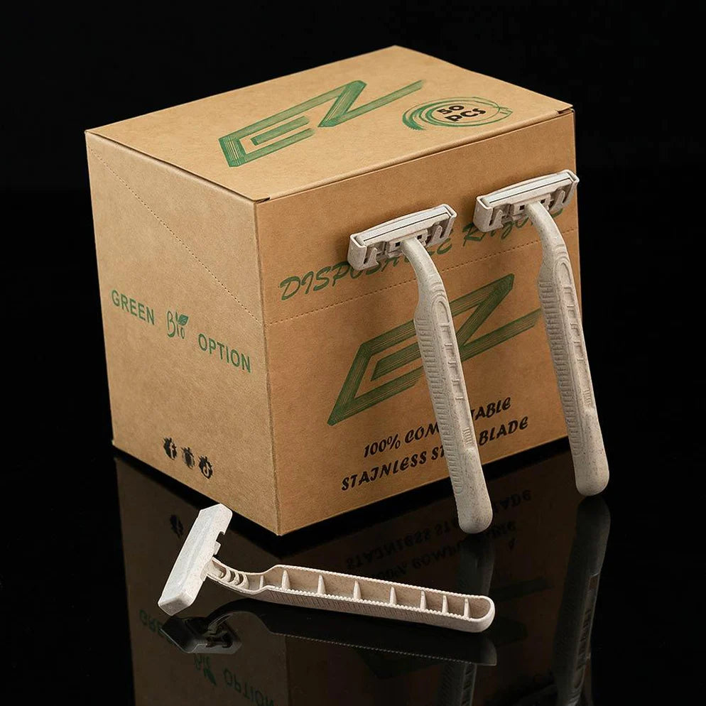 Razors EZ Eco-Frendly Medical Biodegradable Disposable for Tattoo and ...