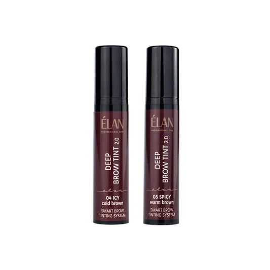 ELAN Smart Brow Tinting System - Deep Brow Tint 2.0 (04 Icy Cold Brown, 05 Spicy Warm Brown)