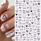 Design Nail Sticker 3D F636