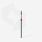 STALEKS Diamond nail drill bit DUO flame red-blue EXPERT head diameter 2,1 mm / working part 8 mm (FA11RB021/8)