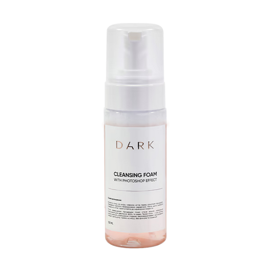 DARK Cleansing Foam With Photoshop Effect