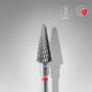 STALEKS Carbide nail drill bit cone red EXPERT head diameter 6 mm / working part 14 mm (FT71R060/14)