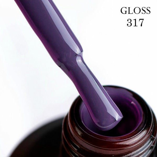 GLOSS Gel polish 317 (muted purple), 11 ml