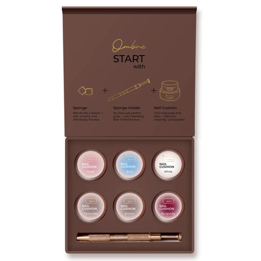 HEYLOVE Nail cushion set Brown, 6 pcs