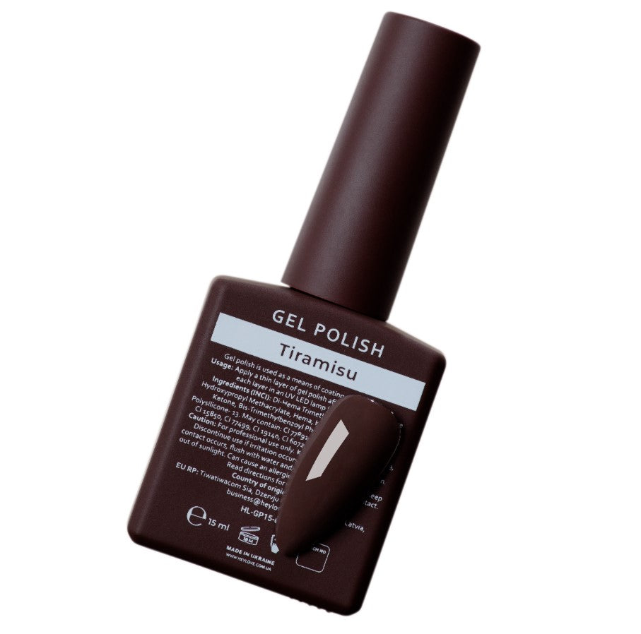 HEYLOVE Gel Polish Tiramisu, 15ml (TPO Free)