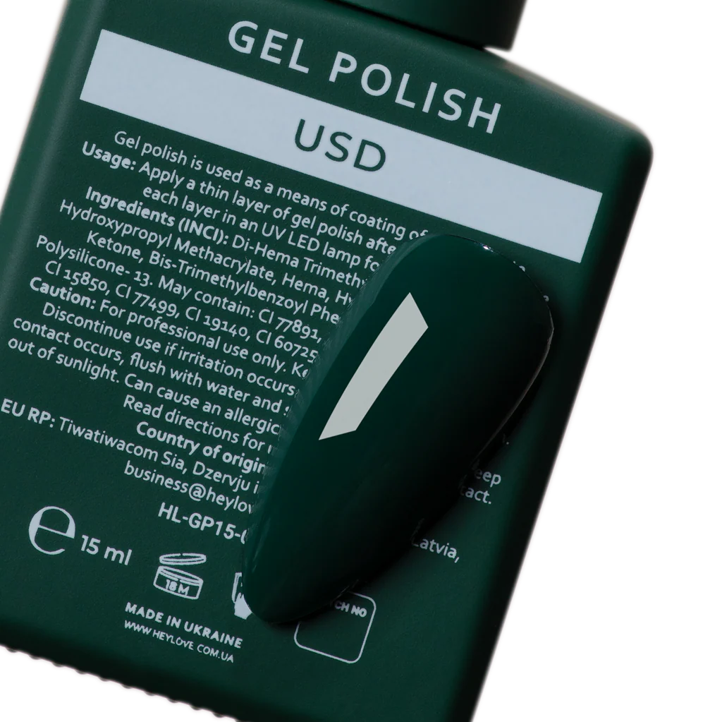 HEYLOVE Gel Polish USD, 15ml (TPO Free)