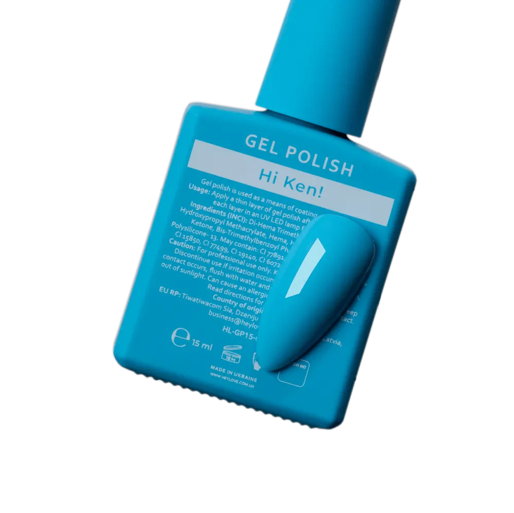 HEYLOVE Gel Polish Hi Ken!, 15ml (TPO Free)