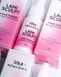 ZOLA x Romashka Fixing powder for lash lamination LamiSculpt, 10 g
