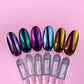 LUNAmoon Nail Chrome Powders Afrodita, 6 pcs