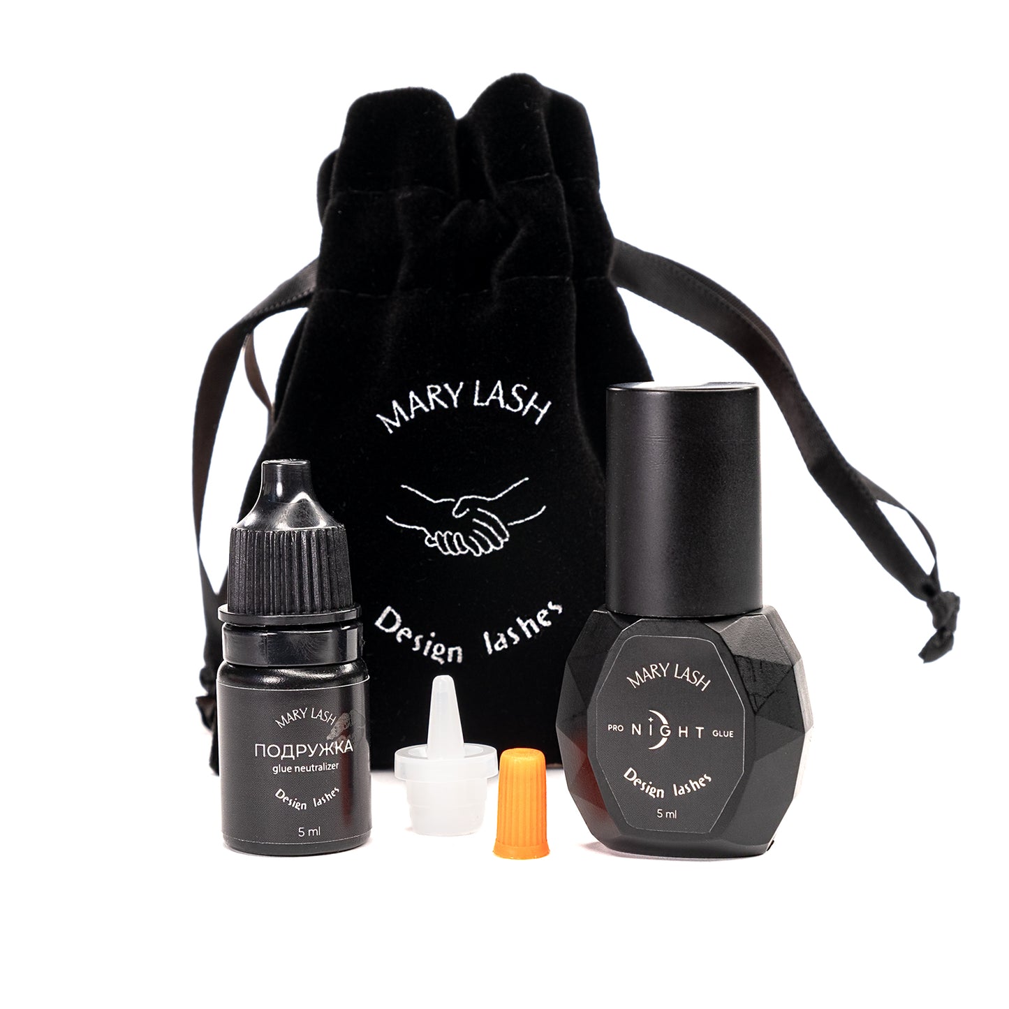 Design Lashes & MARY LASH Glue for eyelash extension NIGHT+ neutralizer
