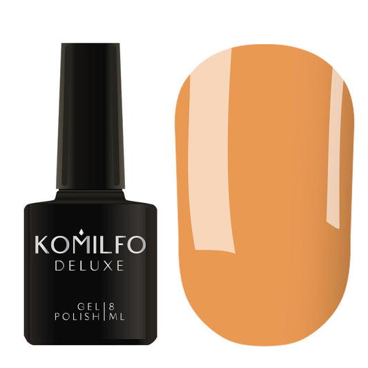 Gel Polish Komilfo Deluxe Series D074 (orange-peach, enamel), 8 ml