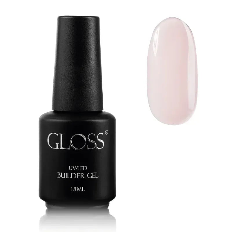 GLOSS Single-phase gel with brush Builder Gel Lemonade, 18 ml