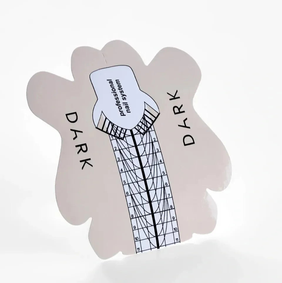 DARK Paper Nail Forms, 300 pcs