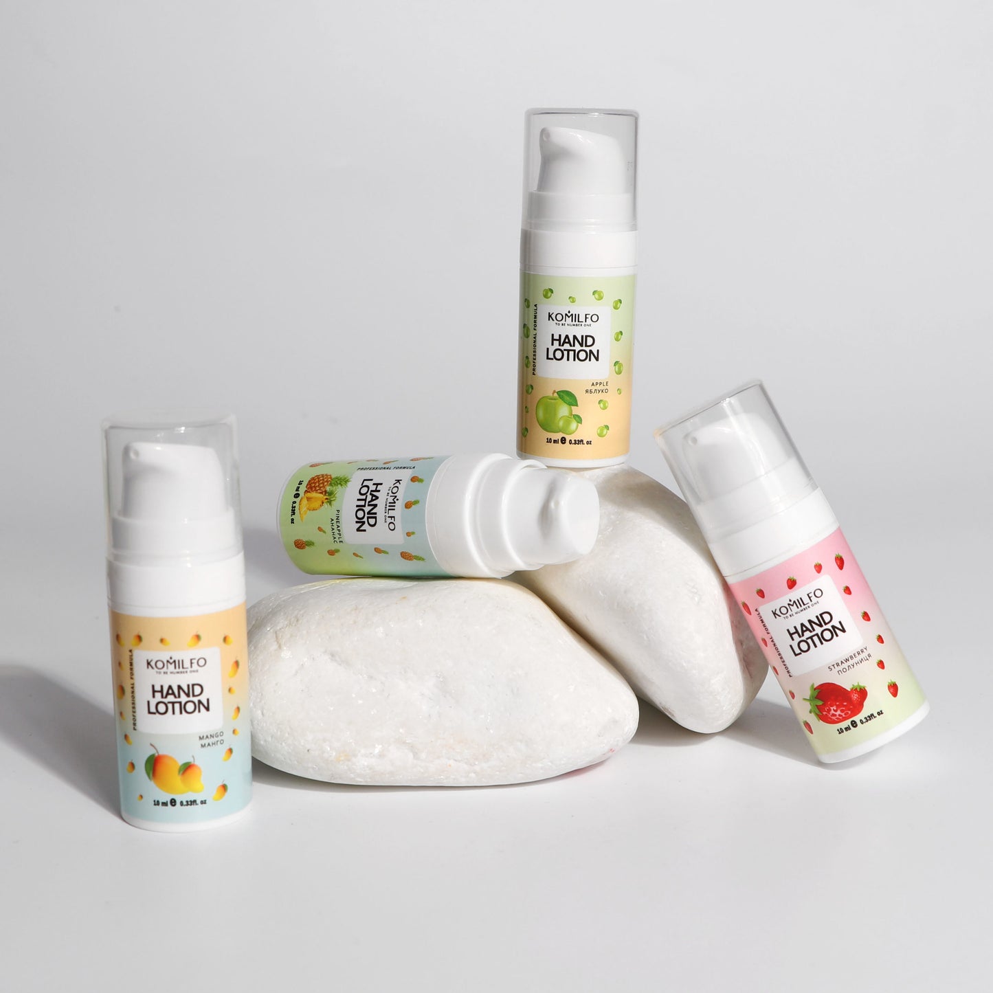 Komilfo Hand Lotion (Mango, Pineapple, Apple, Strawberry)