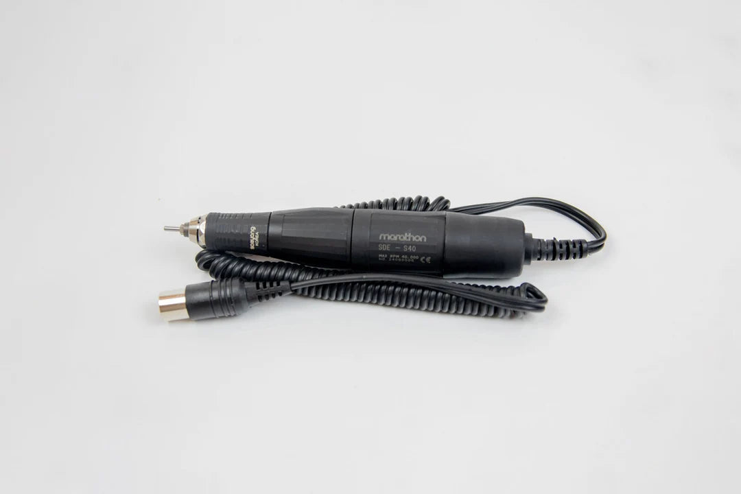 Saeyang Marathon N7 with S40 Handpiece and Speed Pedal Powerful Nail Drill 40K RPM Original
