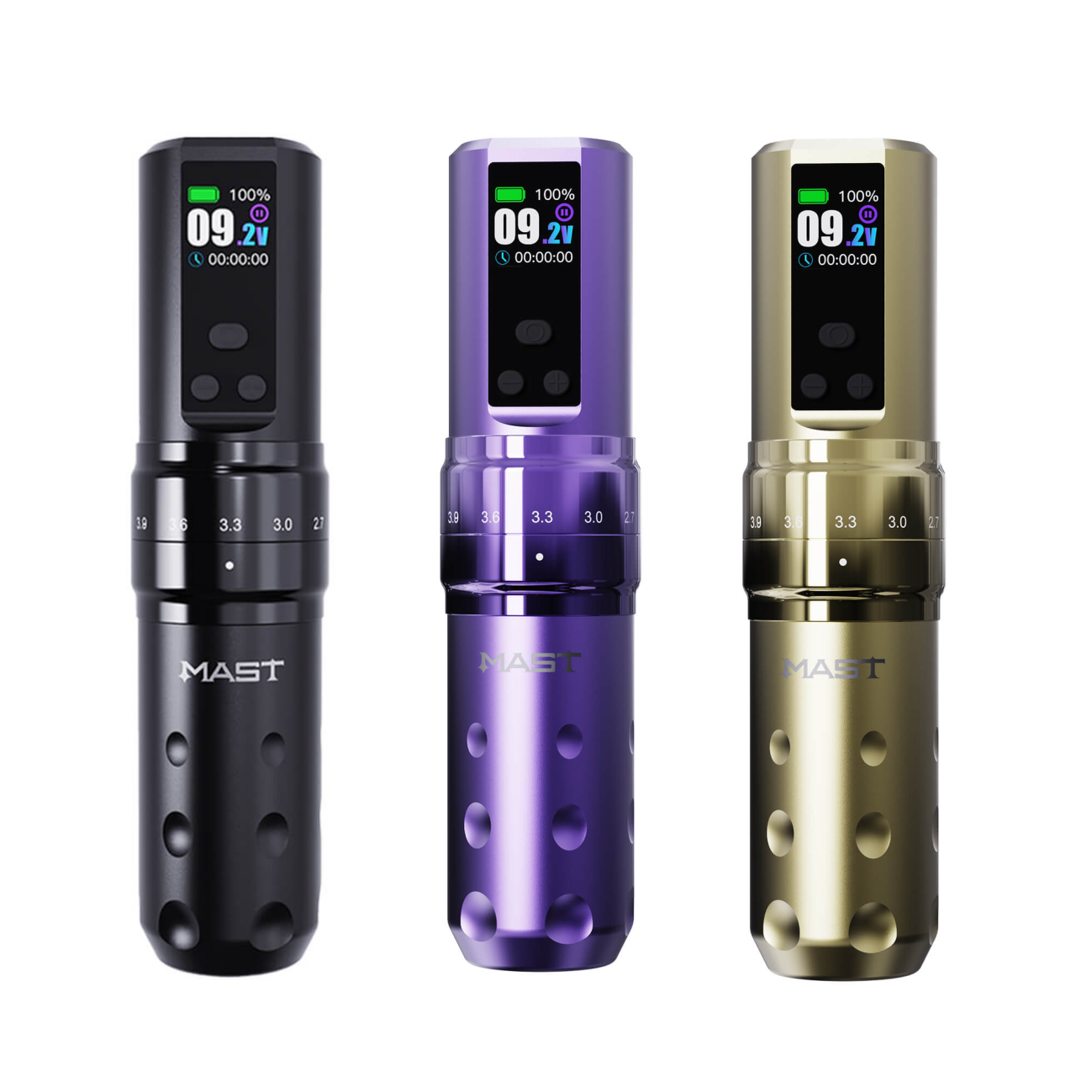 Mast Fold 2 Pro Dragonhawk Wireless Tattoo Pen Machine 2.4-4.2MM Strokes Length