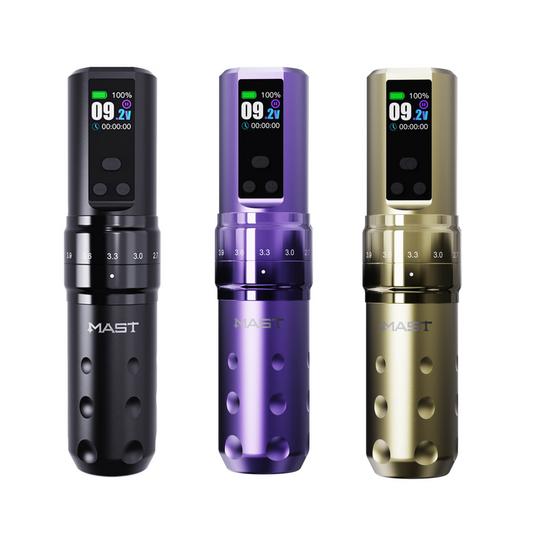 Mast Fold 2 Pro Dragonhawk Wireless Tattoo Pen Machine 2.4-4.2MM Strokes Length