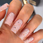 HEYLOVE Coin Top Silver & Gold Matte Gel Polish Top Coat, 15 ml