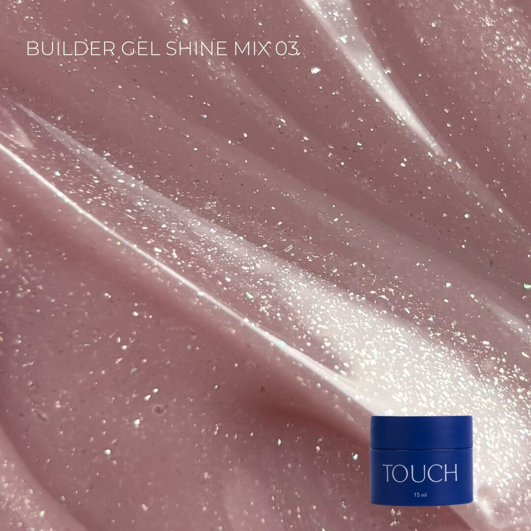 TOUCH Builder gel Shine Mix 03, 15 ml