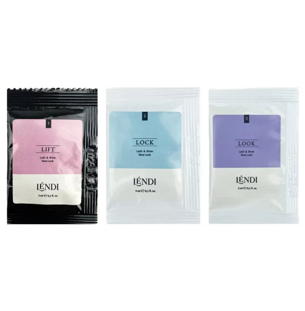 LENDI Set for eyelash and eyebrow lamination Lash Brow New Look (sachet 3x3ml)
